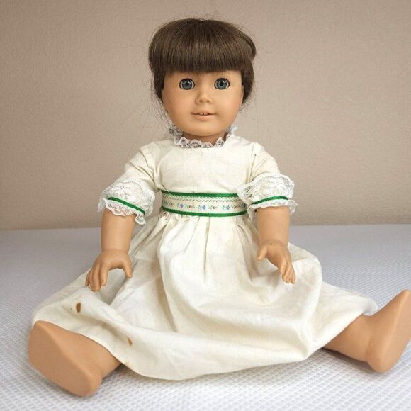 Vintage Mid 90s Pleasant Co American Girl Molly Doll Gray Eyes Tan Body - Picture 4 of 12